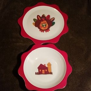 THANKSGIVING PLATE & BOWL
